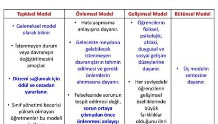 Eğitimde Disiplin Yönetimi Stratejileri